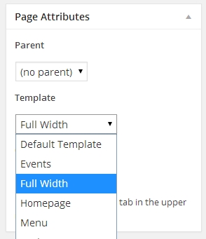 Make page full-width