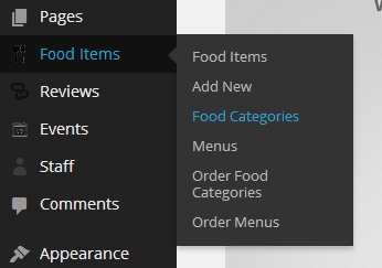 Food Items > Food Categories