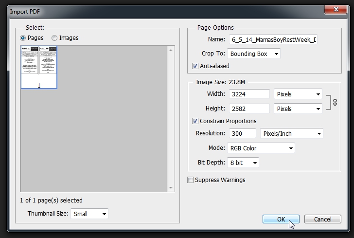 Convert a PDF File into an Image Using Photoshop
